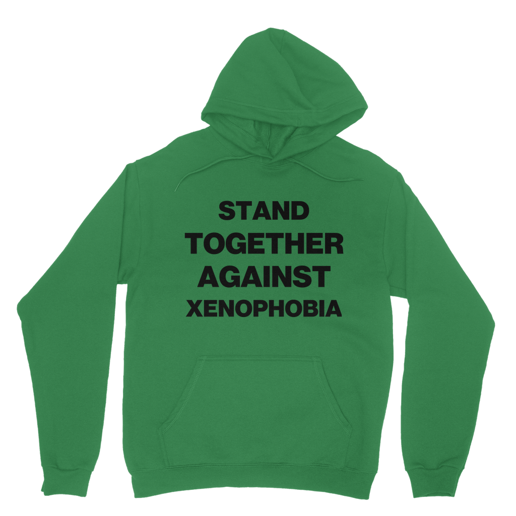 Together Against Xenophobia Organic Hoodie