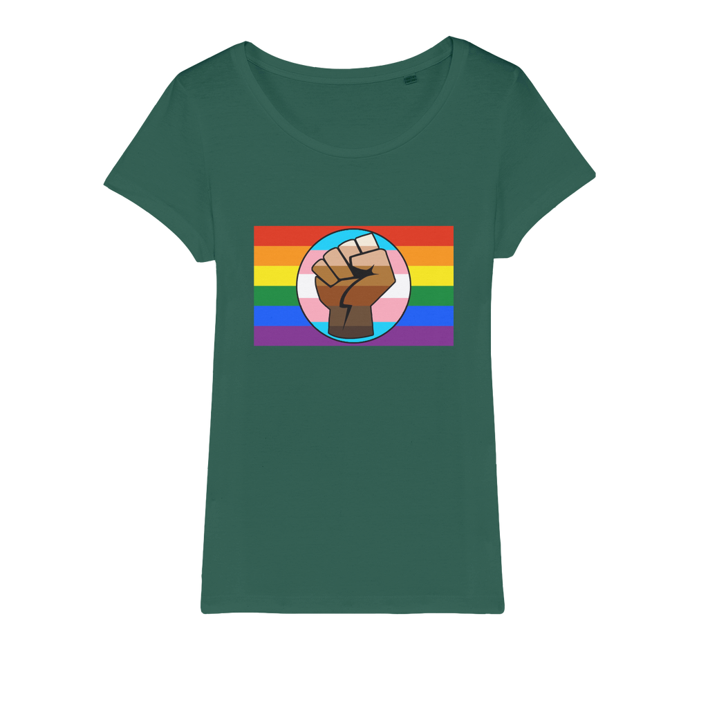 Human Rights Are LGBTQ Rights Organic Women's T-Shirt
