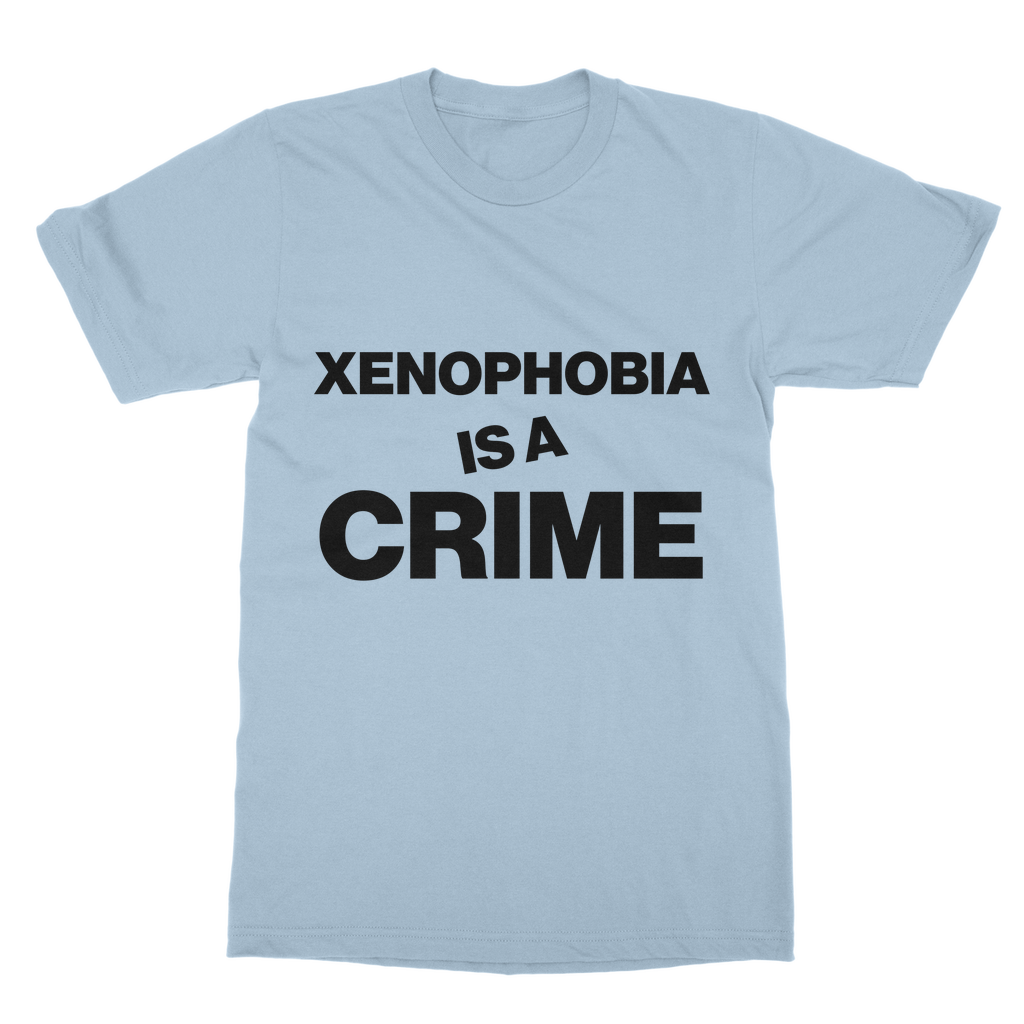 Xenophobia Is A Crime Organic T-Shirt