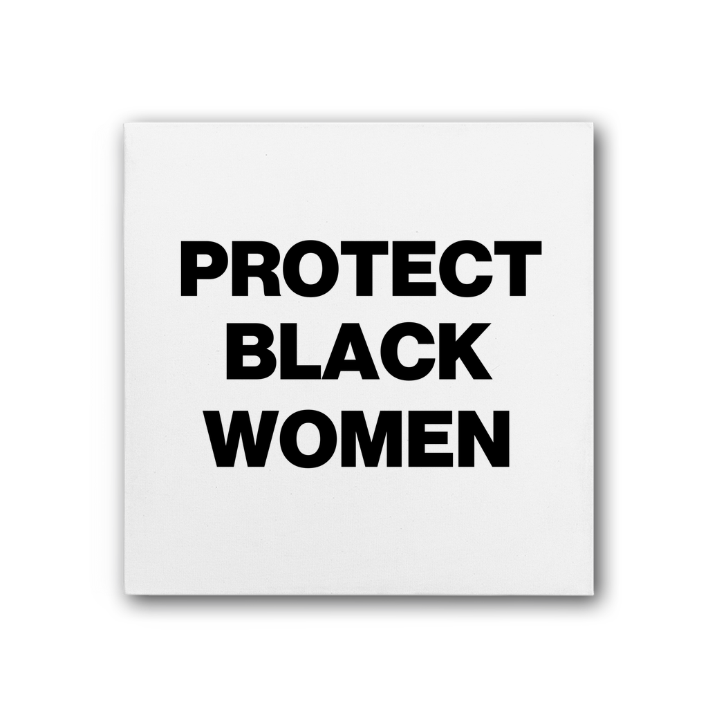 Protect Black Women Premium Stretched Canvas