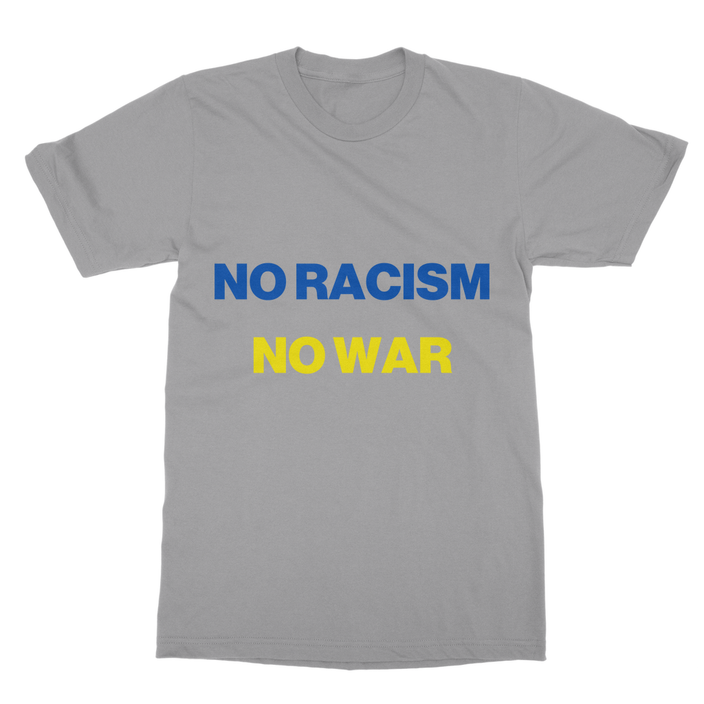 No Racism No War Organic T-Shirt