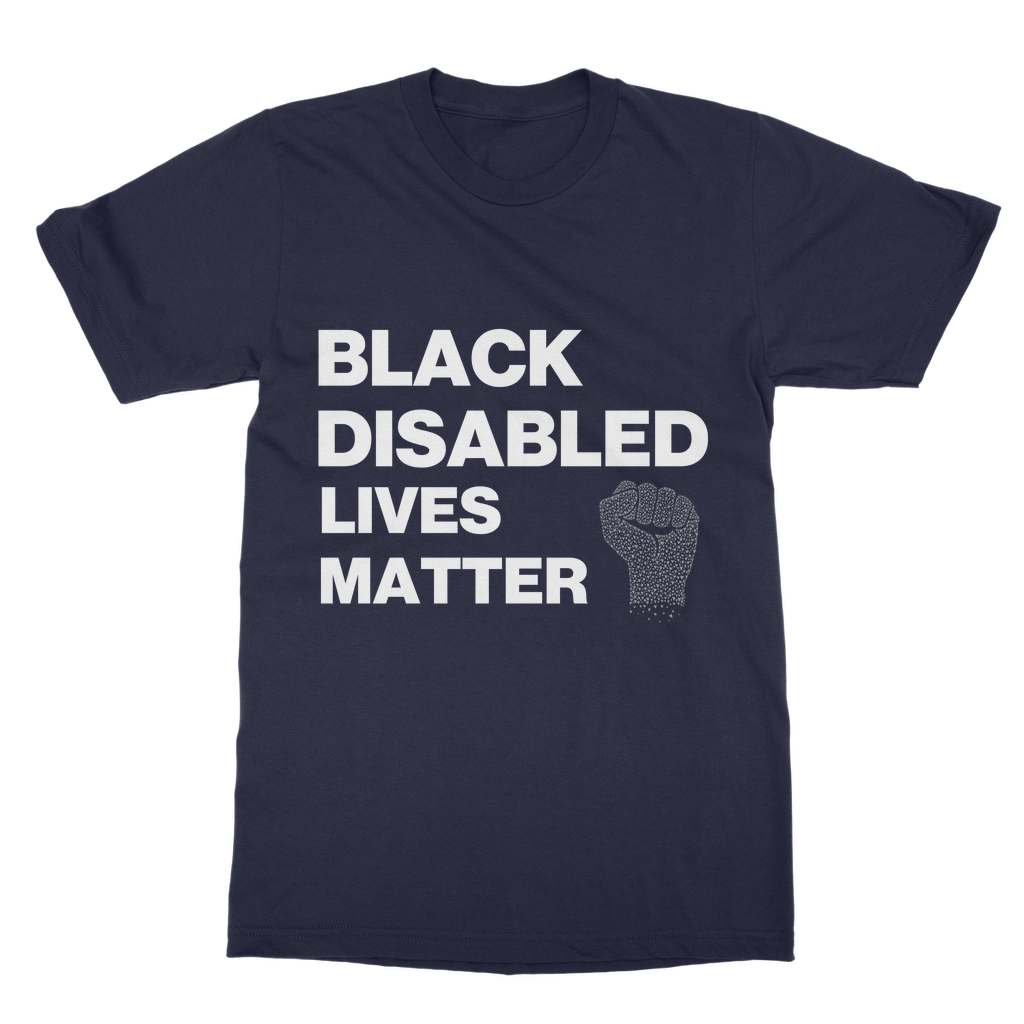 Black Disabled Lives Matter Organic T-Shirt