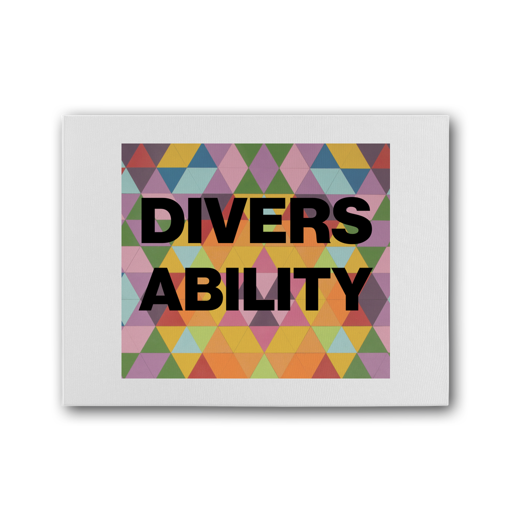 Diversability Premium Stretched Canvas