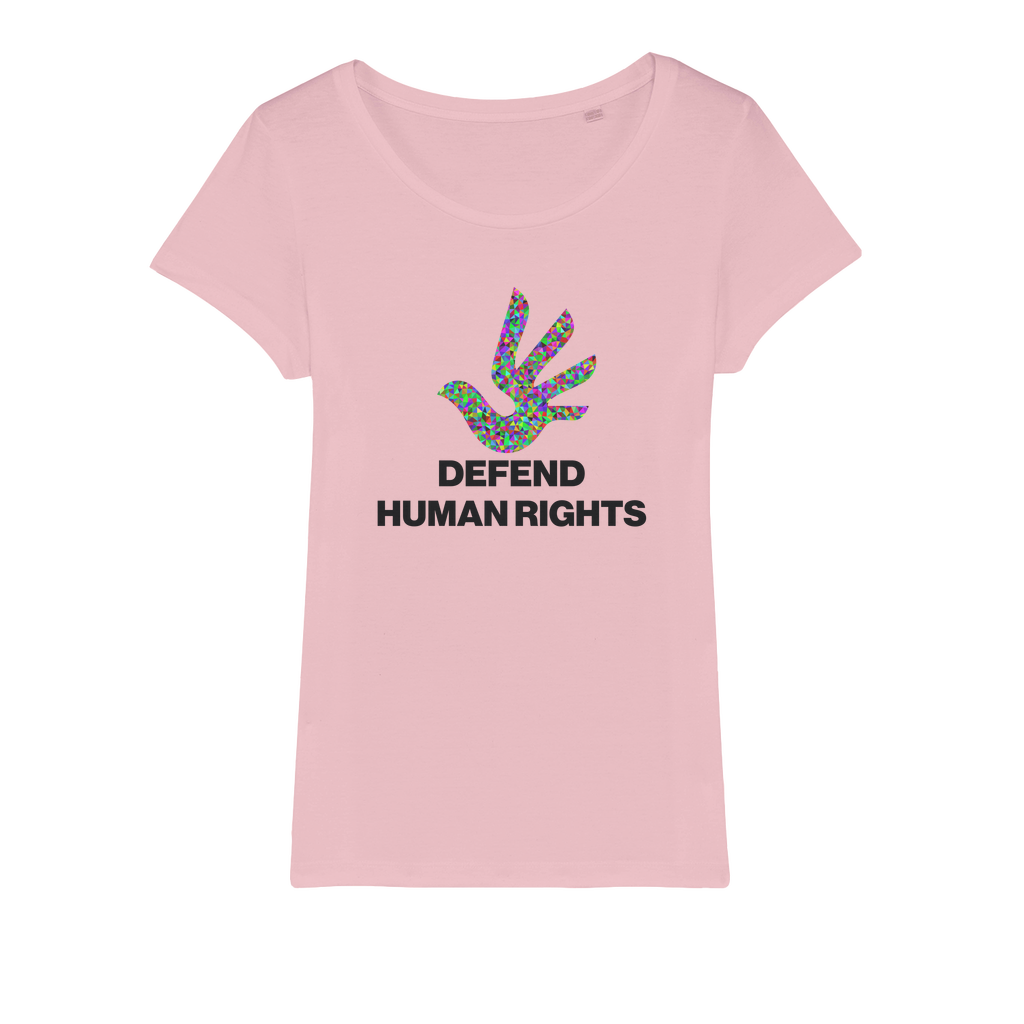 Defend Human Rights Organic Women's T-Shirt