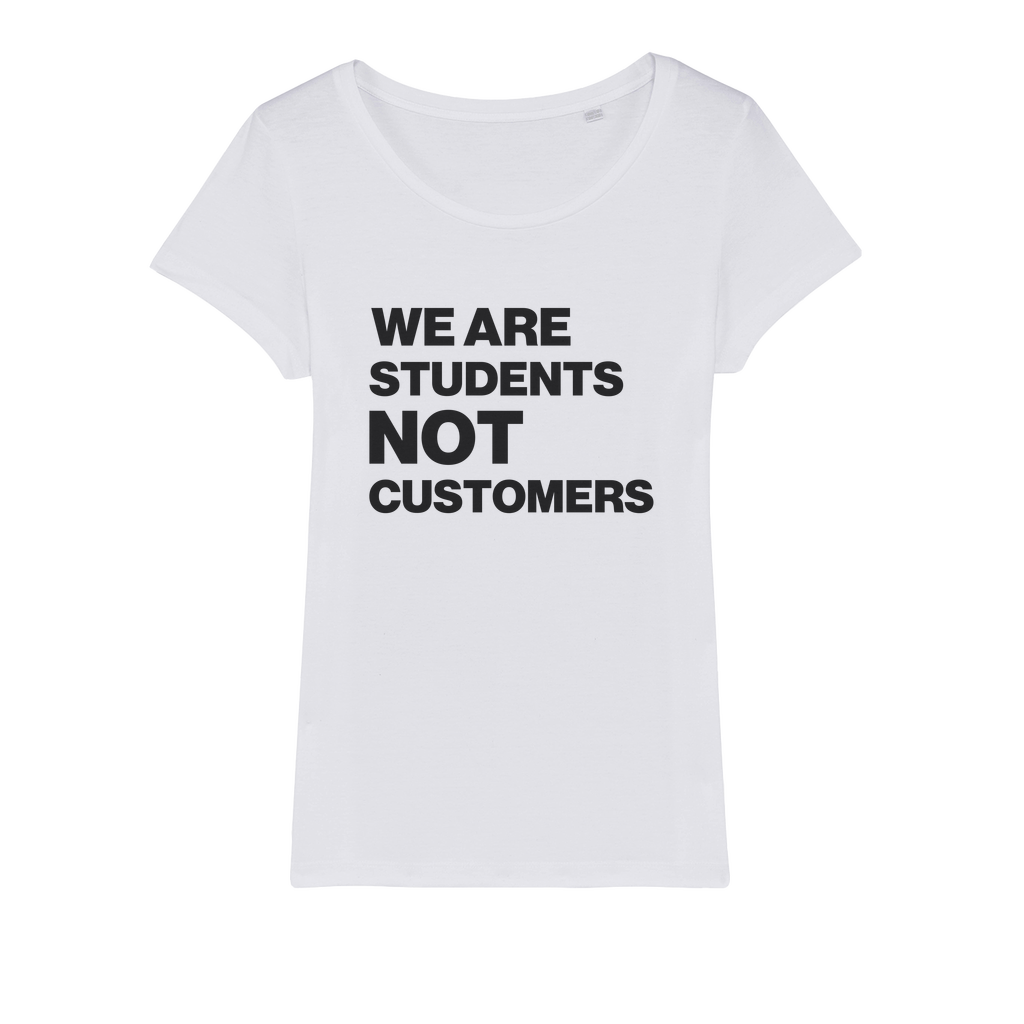 Students Not Customers Organic Women's T-Shirt