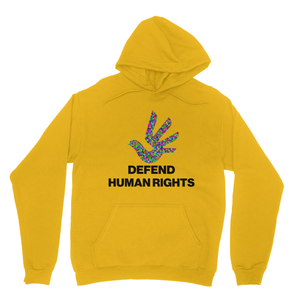 Defend Human Rights Organic Hoodie