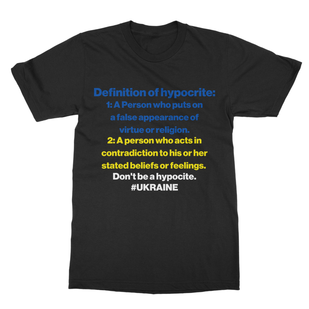 Don't Be A Hypocite Organic T-Shirt