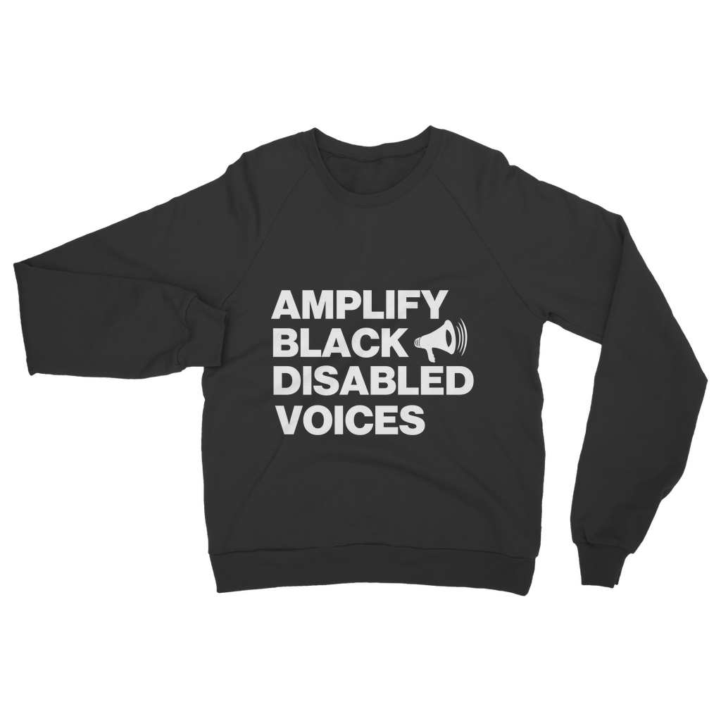 Amplify Black Disabled Voices Organic Sweatshirt
