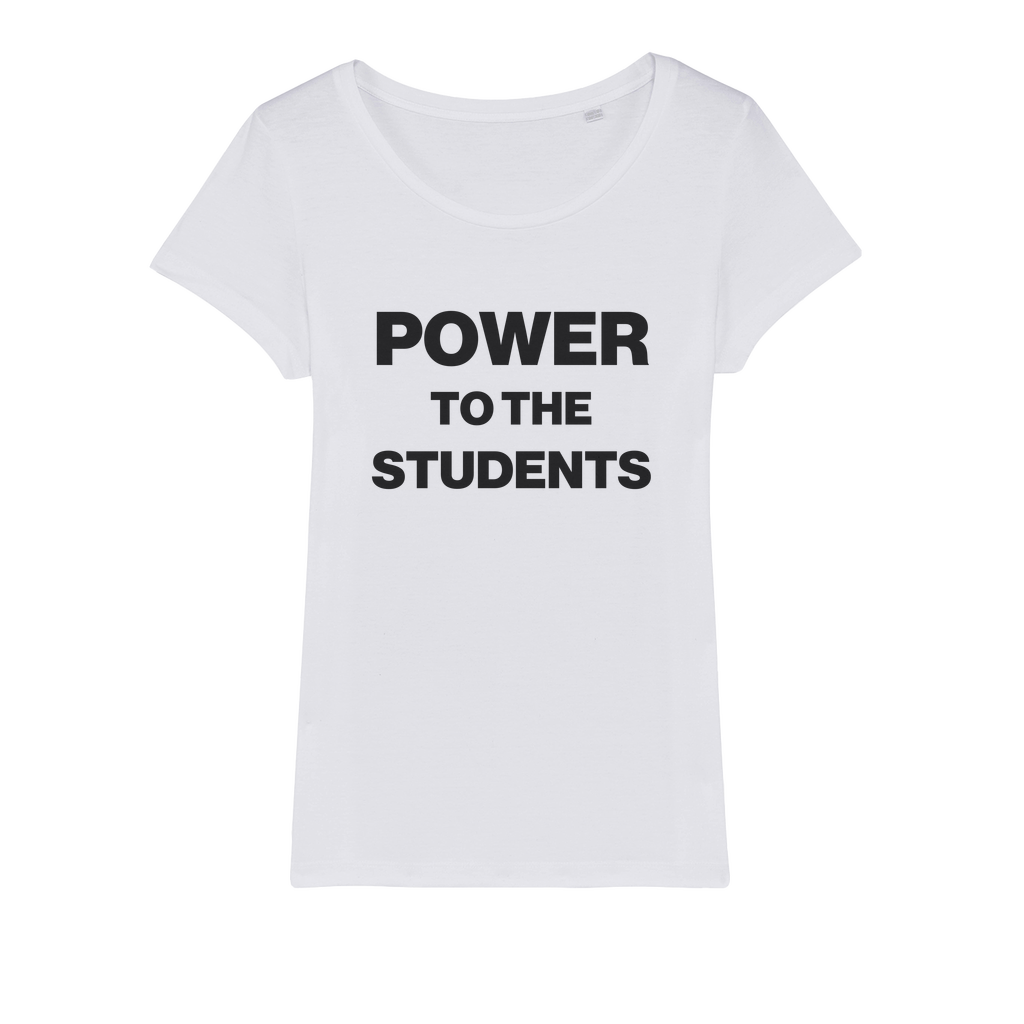 Power To The Students Organic Women's T-Shirt