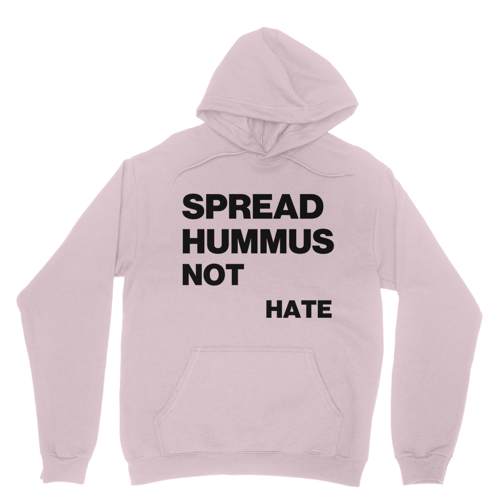 Spread Hummus Not Hate Organic Hoodie