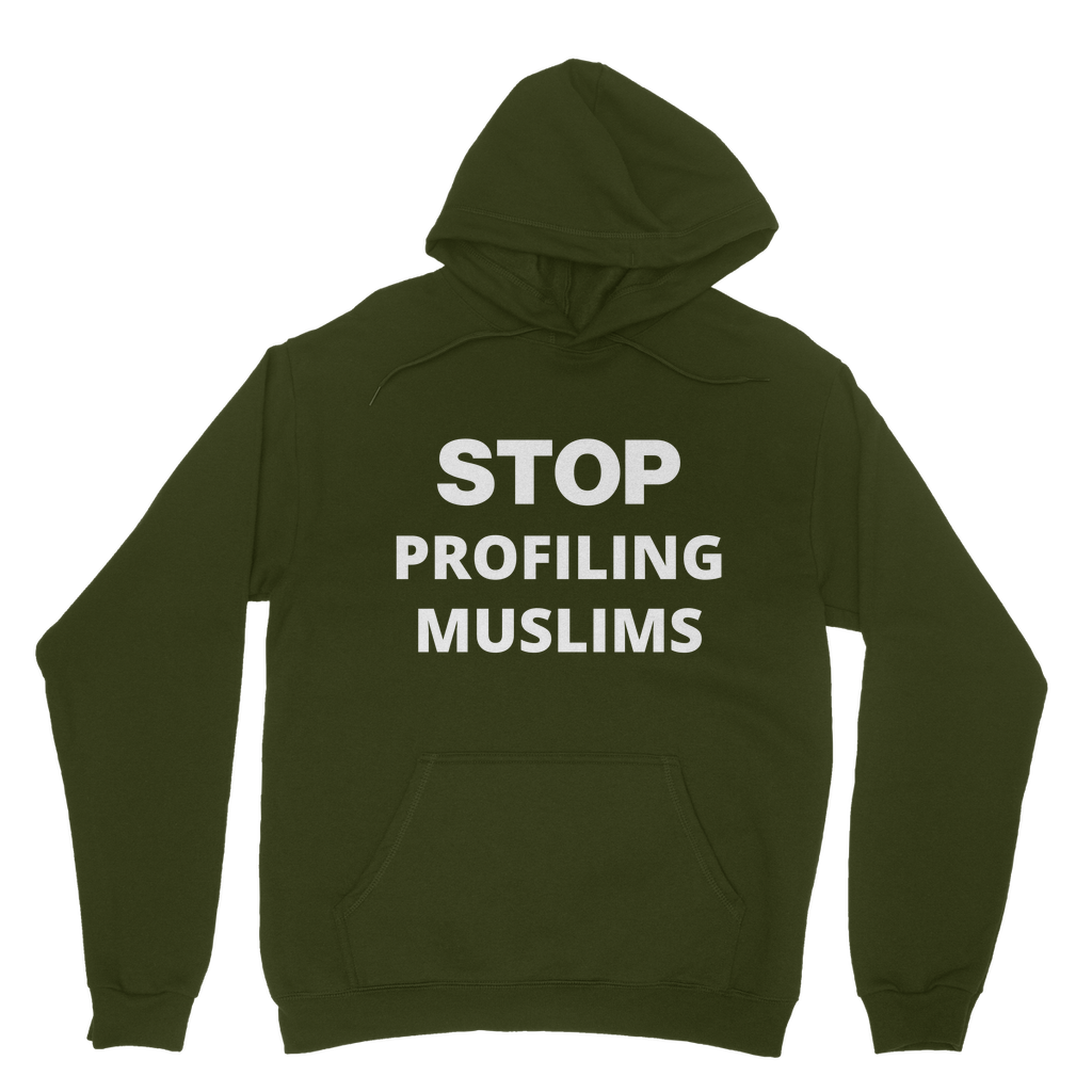 Stop Profiling Muslims Organic Hoodie