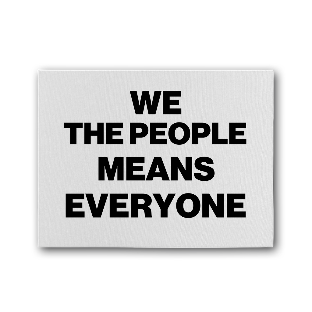We The People Premium Stretched Canvas