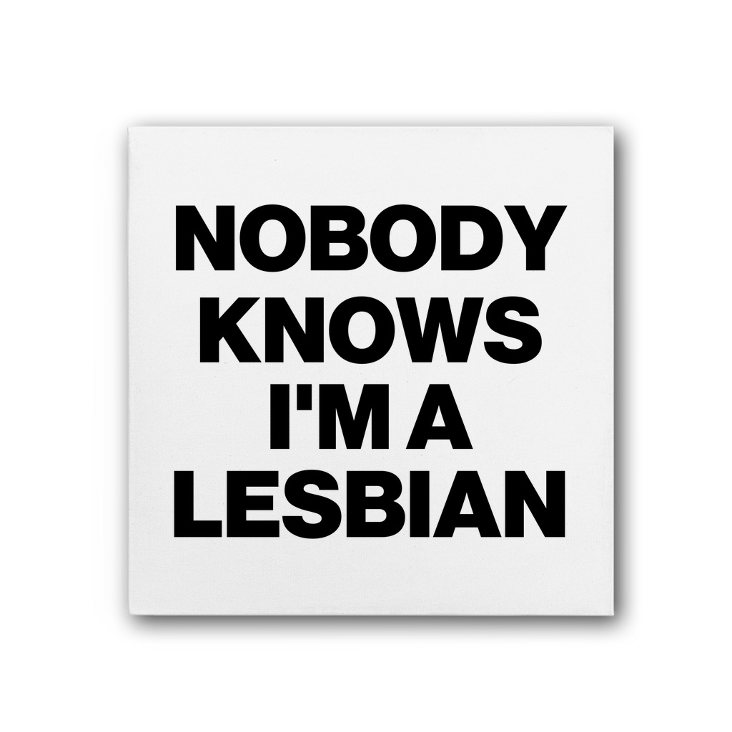 Nobody Knows Premium Stretched Canvas