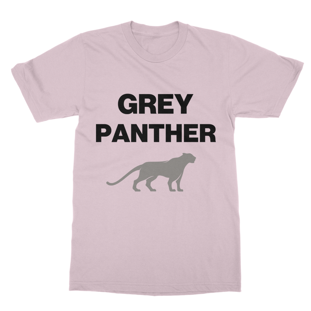 T-shirt Grey Panther High-Quality Cotton Unisex T-Shirt INTERSECTIONAL UK