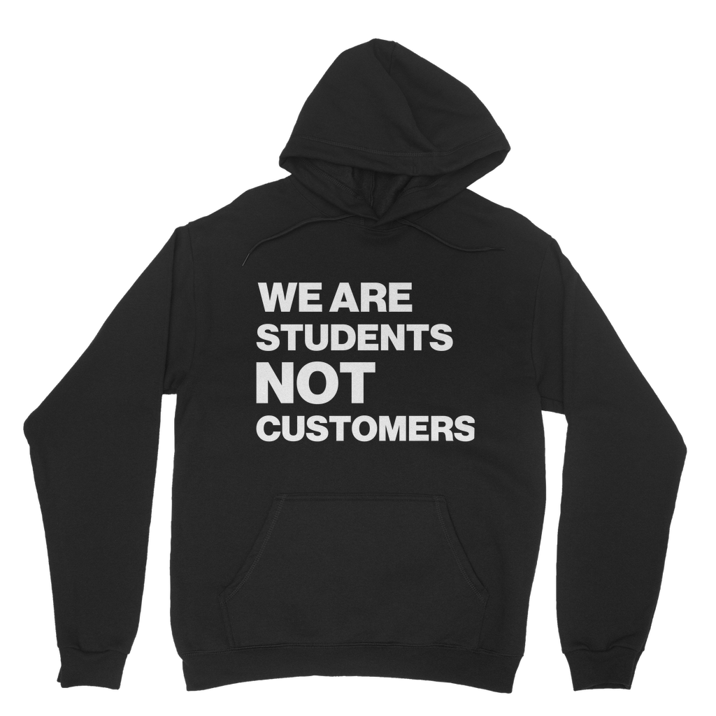 Students Not Customers Organic Hoodie