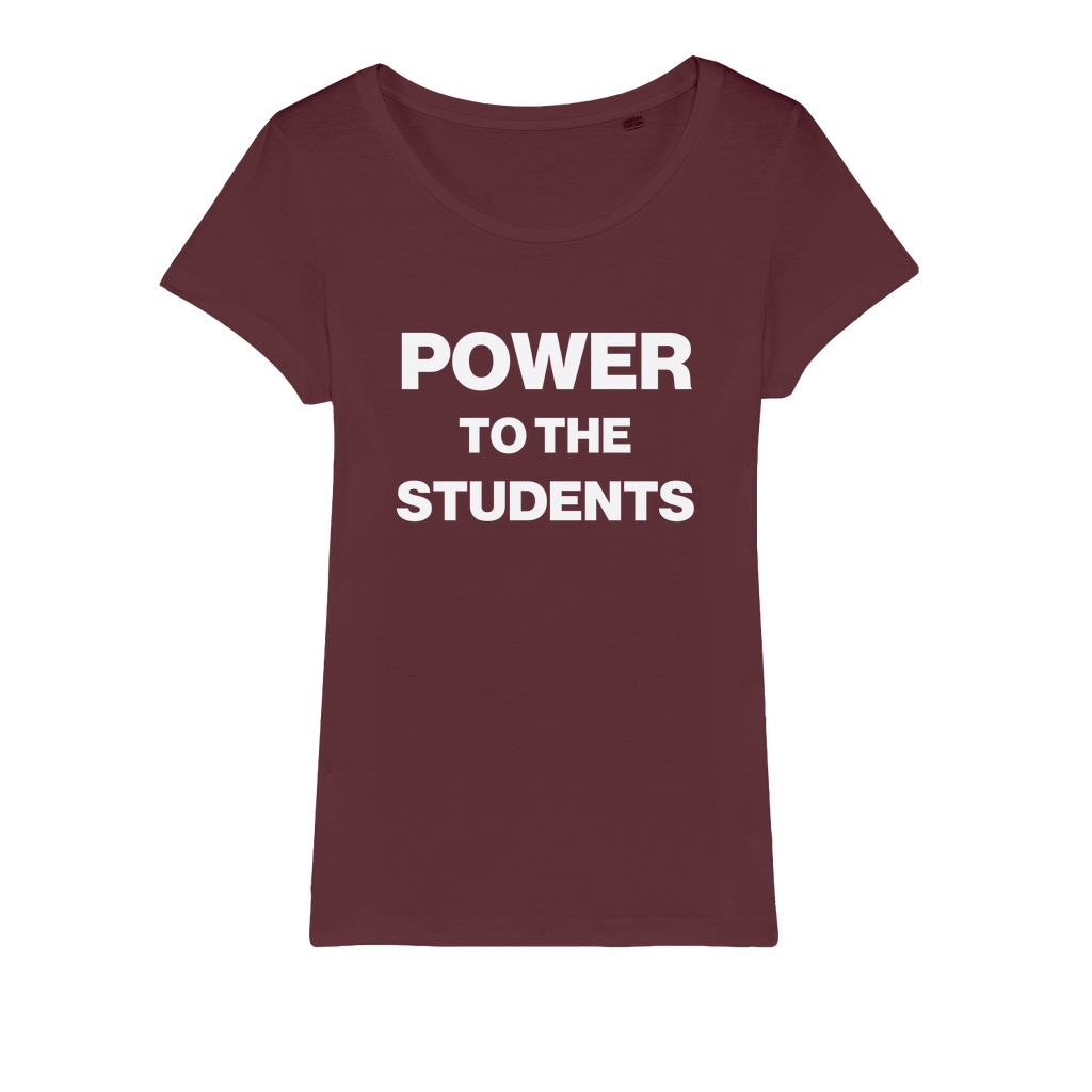 Power To The Students Organic Women's T-Shirt