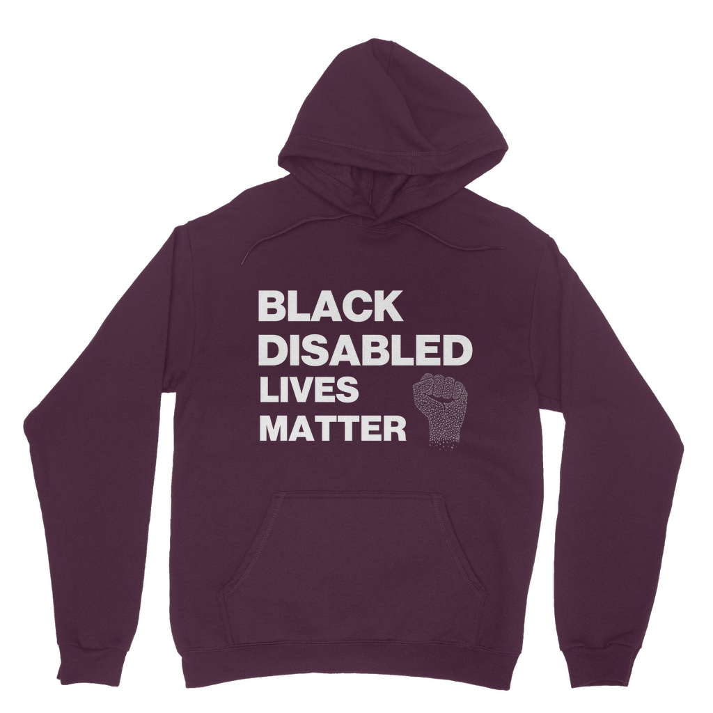 Black Disabled Lives Matter Organic Hoodie