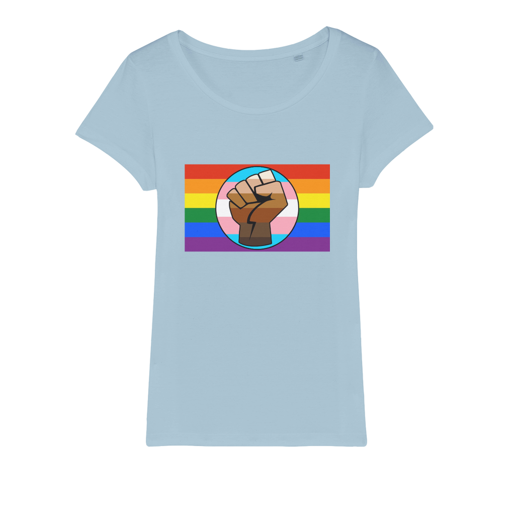 Human Rights Are LGBTQ Rights Organic Women's T-Shirt