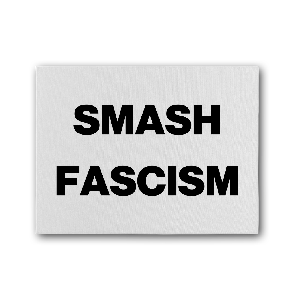 Smash Fascism Premium Stretched Canvas
