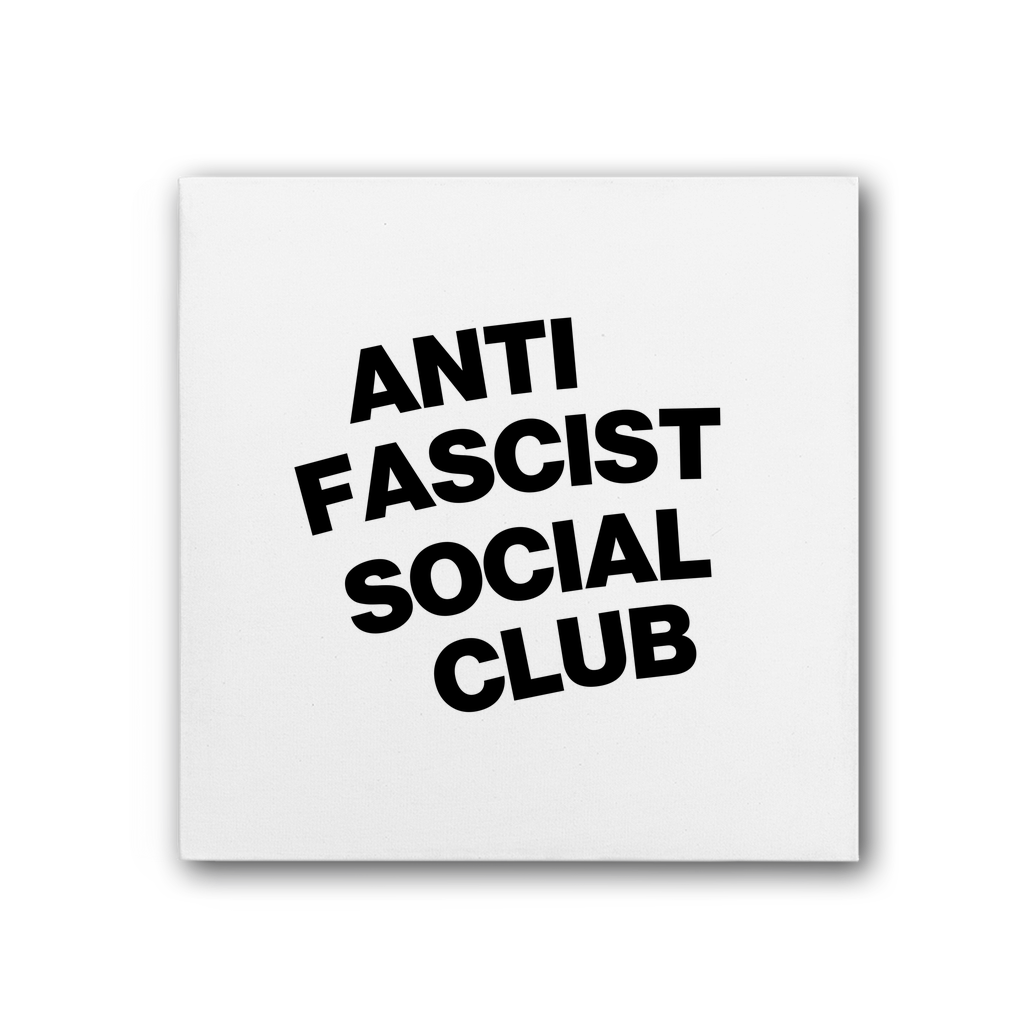 Anti Fascist Social Club Premium Stretched Canvas