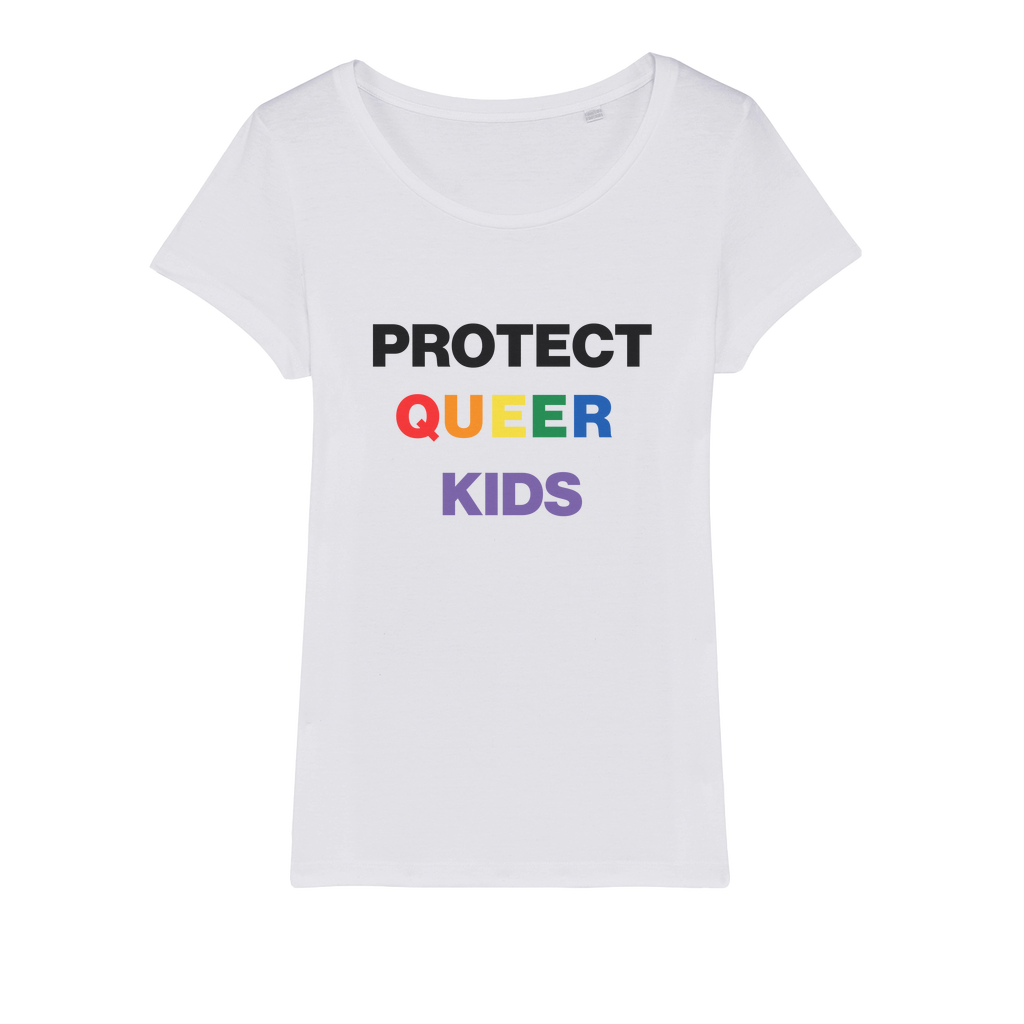 Protect Queer Kids Organic Women's T-Shirt
