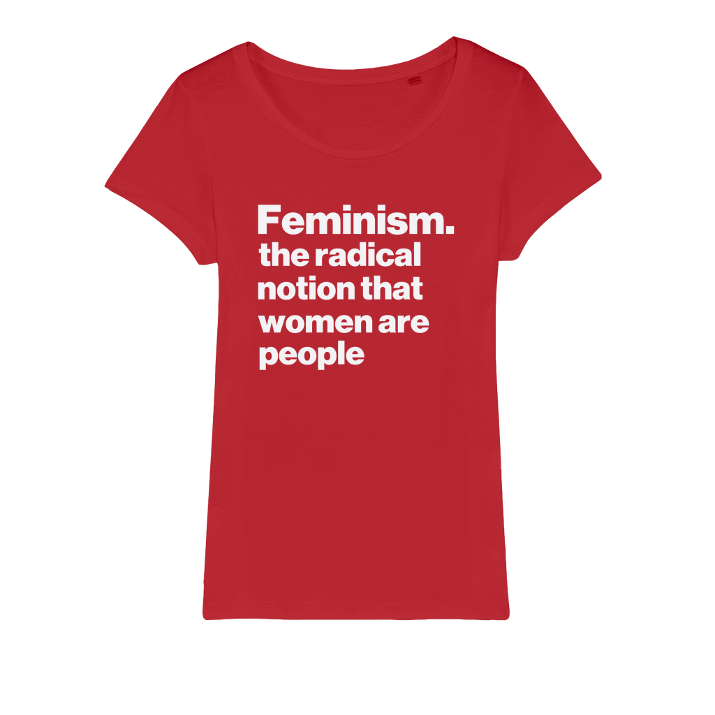 Women Are People Organic Womens T-Shirt