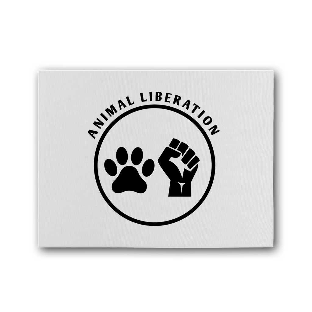 Animal Liberation Premium Stretched Canvas