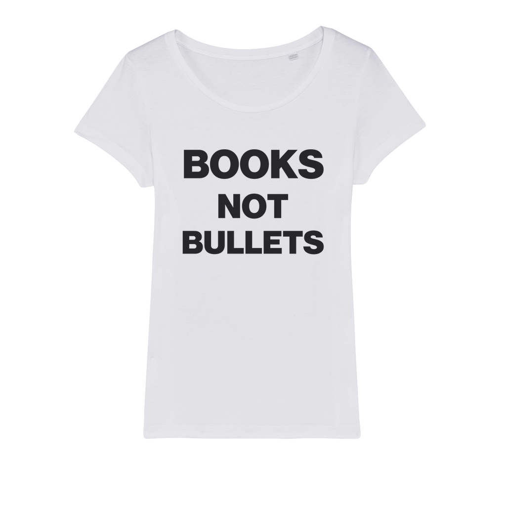 Books Not Bullets Organic Women's T-Shirt