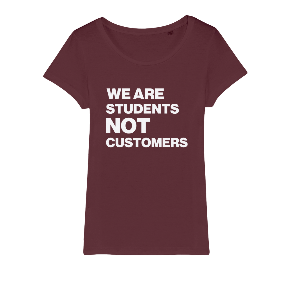 Students Not Customers Organic Women's T-Shirt