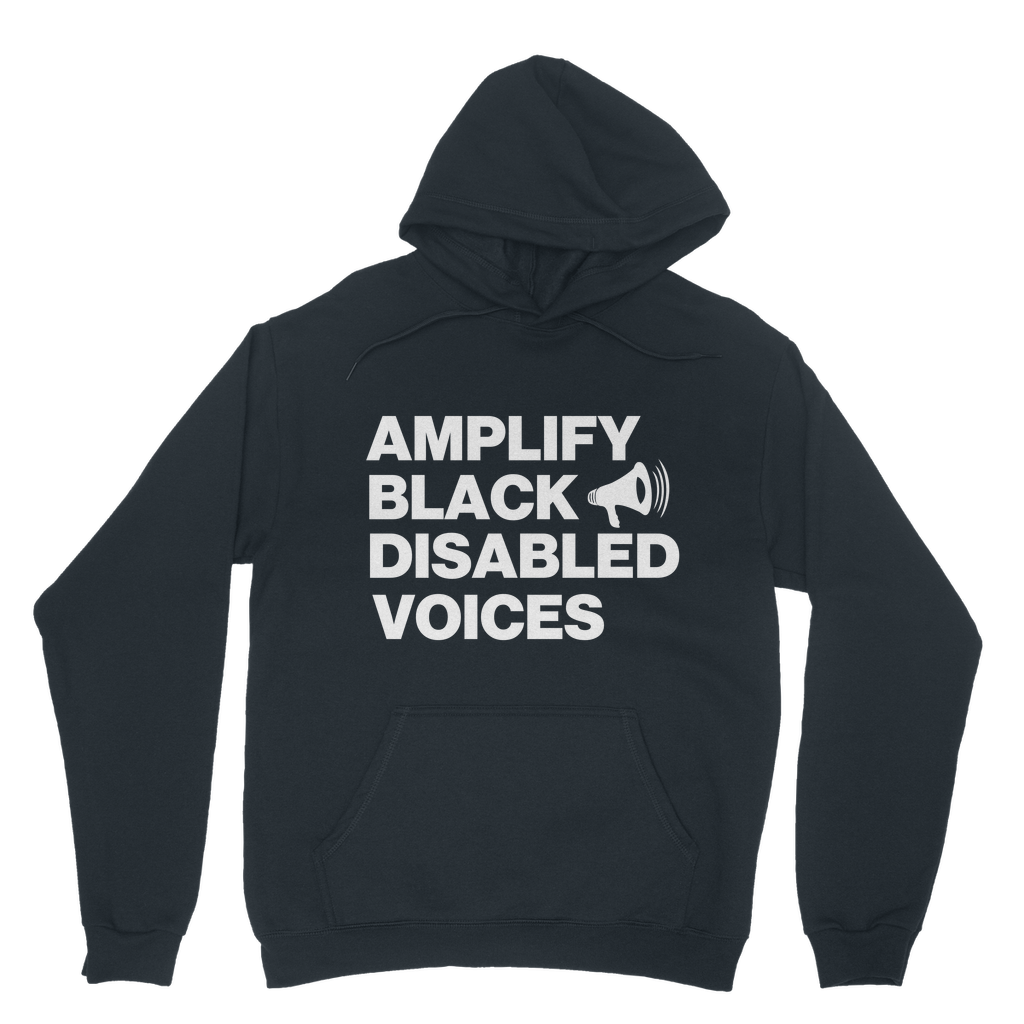 Amplify Black Disabled Voices Organic Hoodie