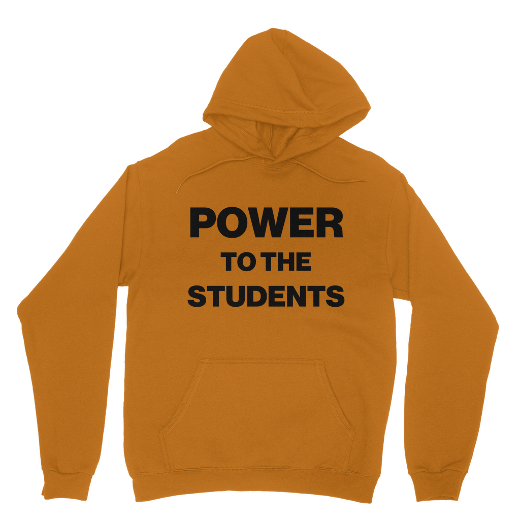Power To The Students Organic Hoodie