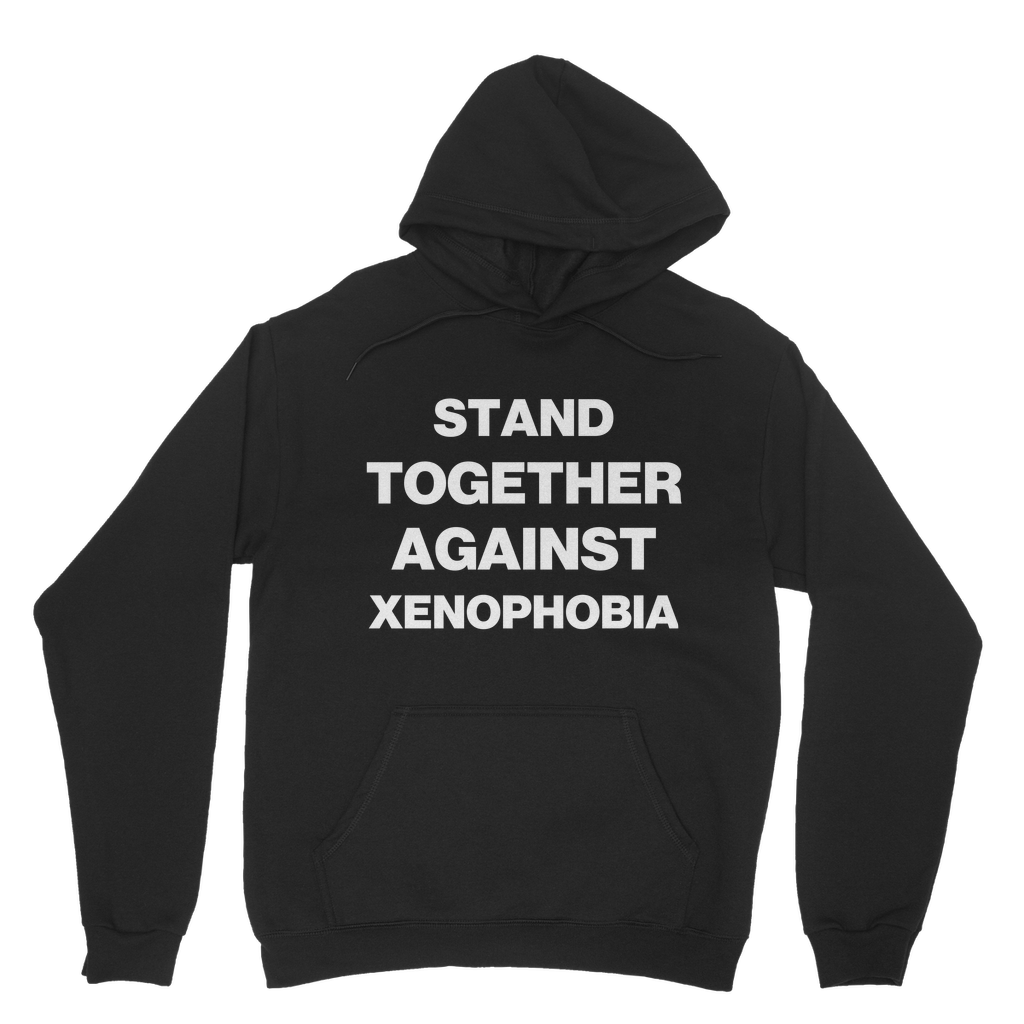 Together Against Xenophobia Organic Hoodie