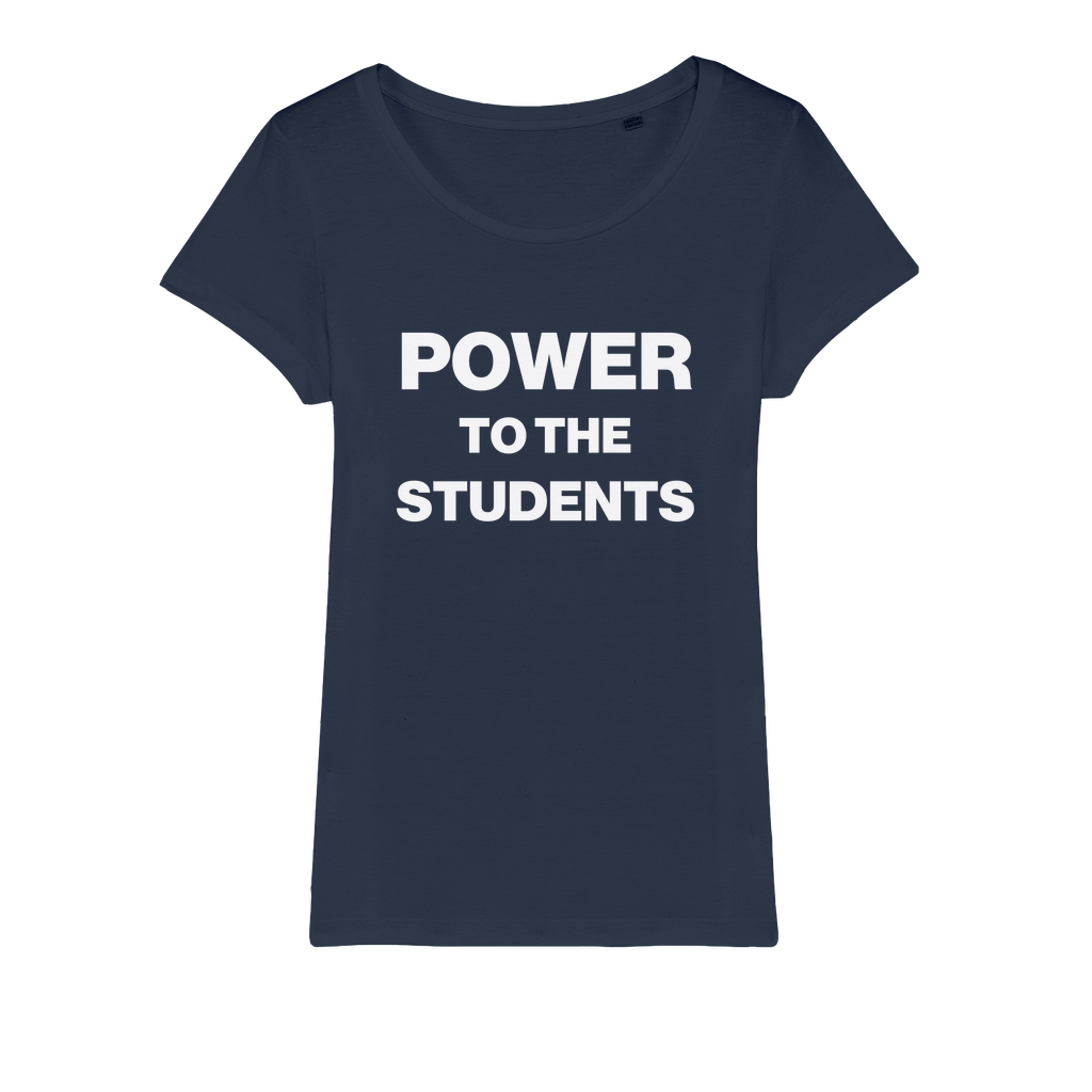 Power To The Students Organic Women's T-Shirt