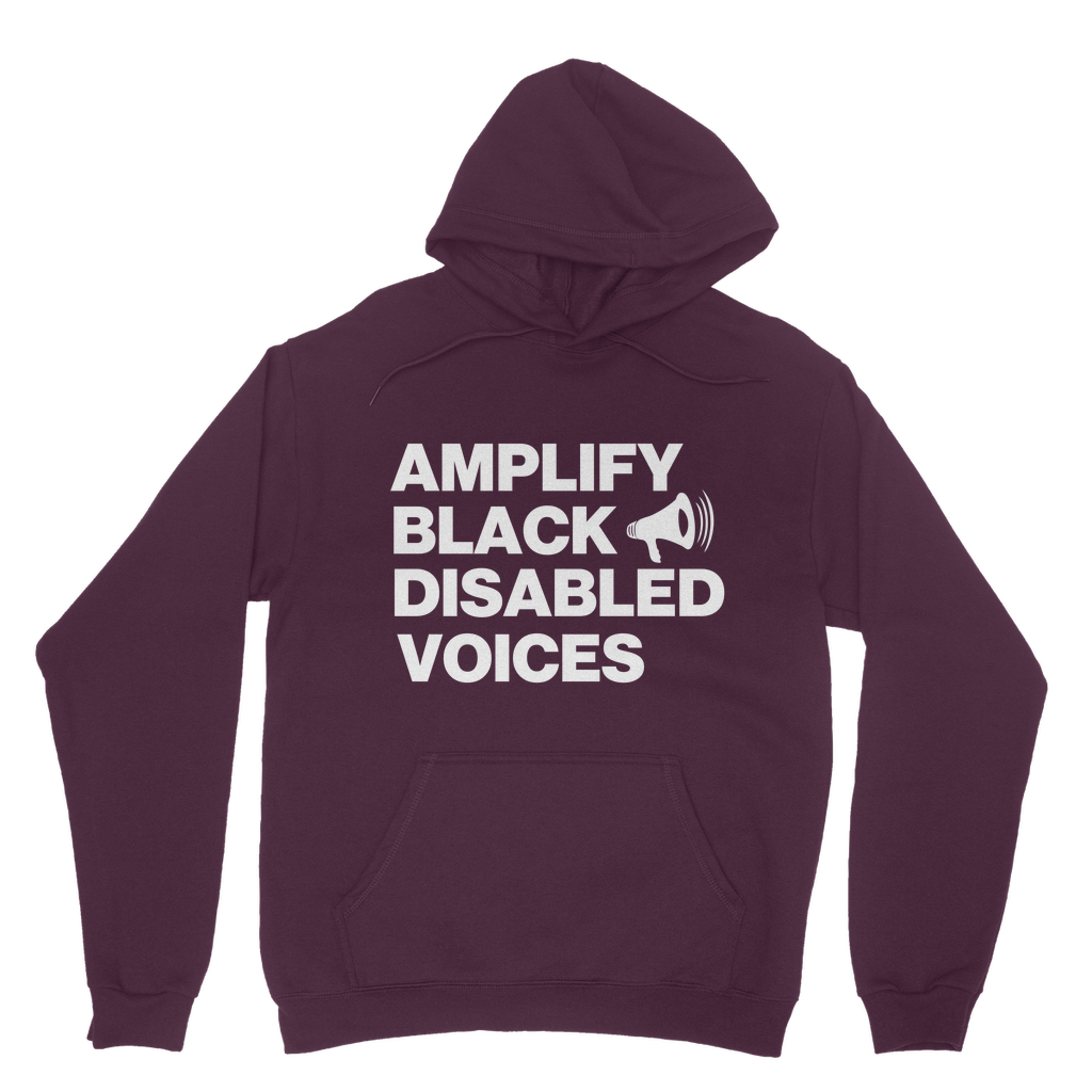 Amplify Black Disabled Voices Organic Hoodie