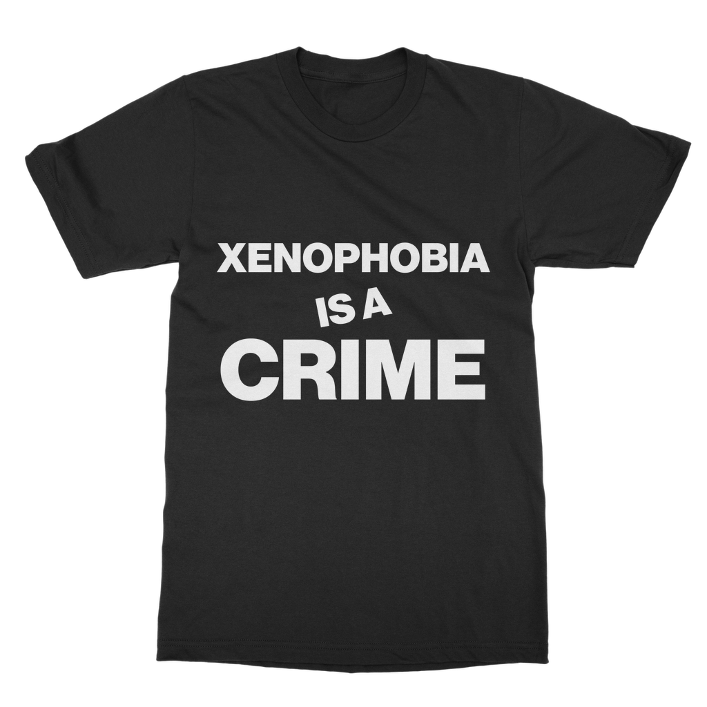 Xenophobia Is A Crime Organic T-Shirt