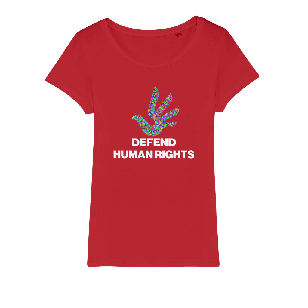 Defend Human Rights Organic Women's T-Shirt