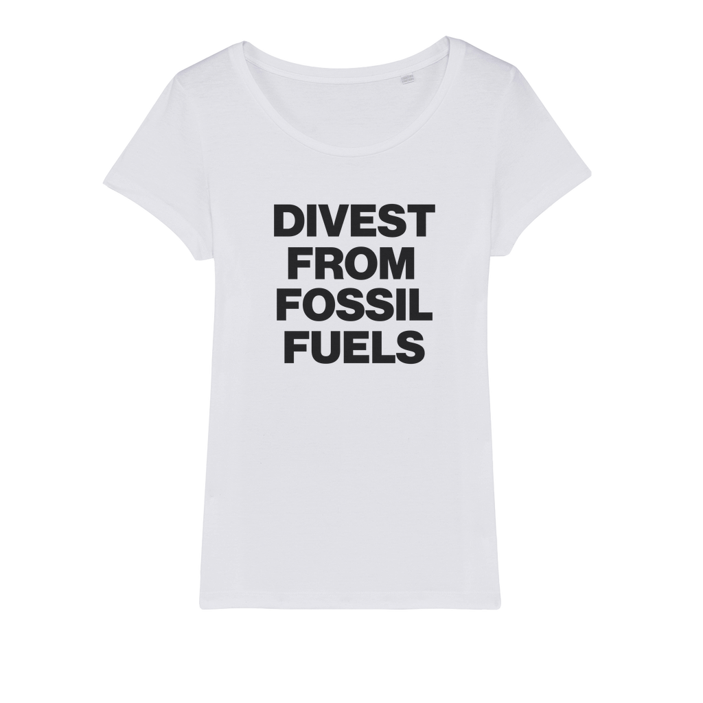Divest From Fossil Fuels Organic Women's T-Shirt