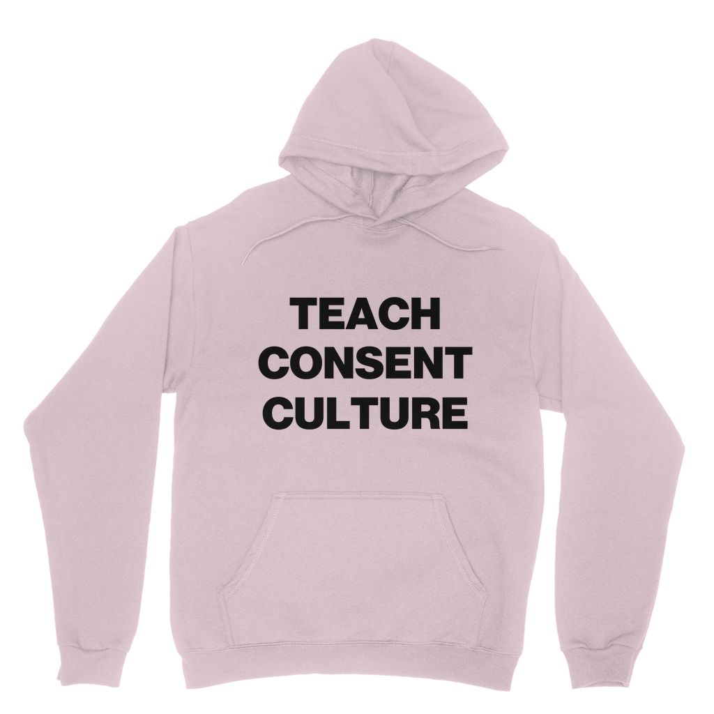 Teach Consent Culture Organic Hoodie