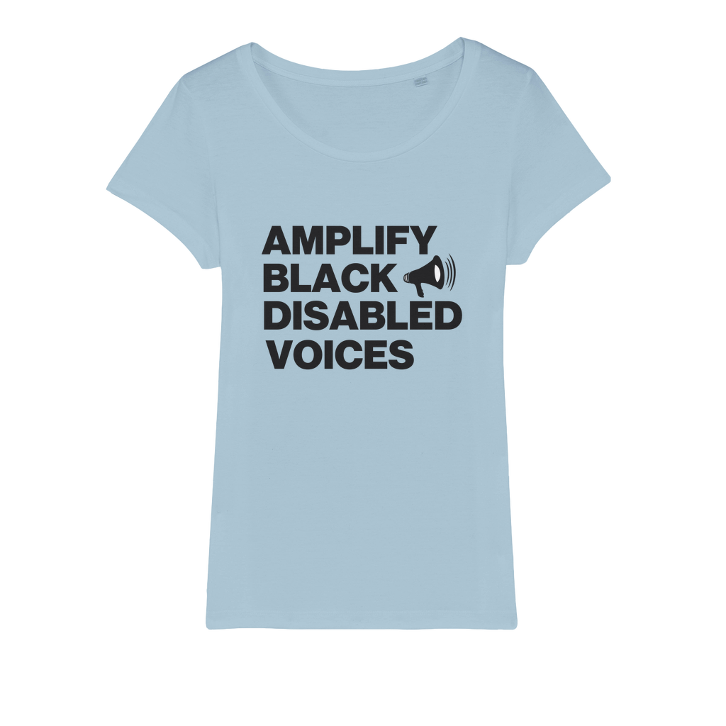 Amplify Black Disabled Voices Organic Women's T-Shirt