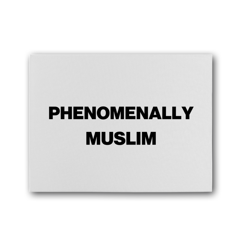 Phenomenally Muslim Premium Stretched Canvas