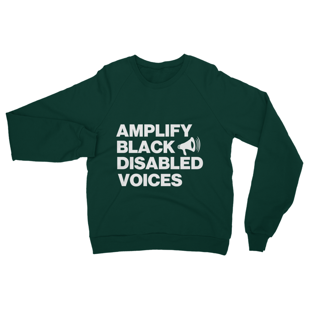 Amplify Black Disabled Voices Organic Sweatshirt