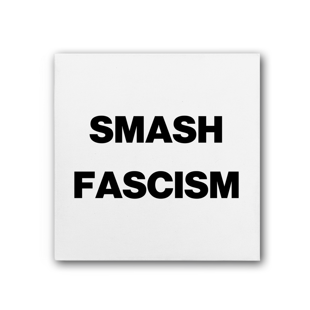 Smash Fascism Premium Stretched Canvas
