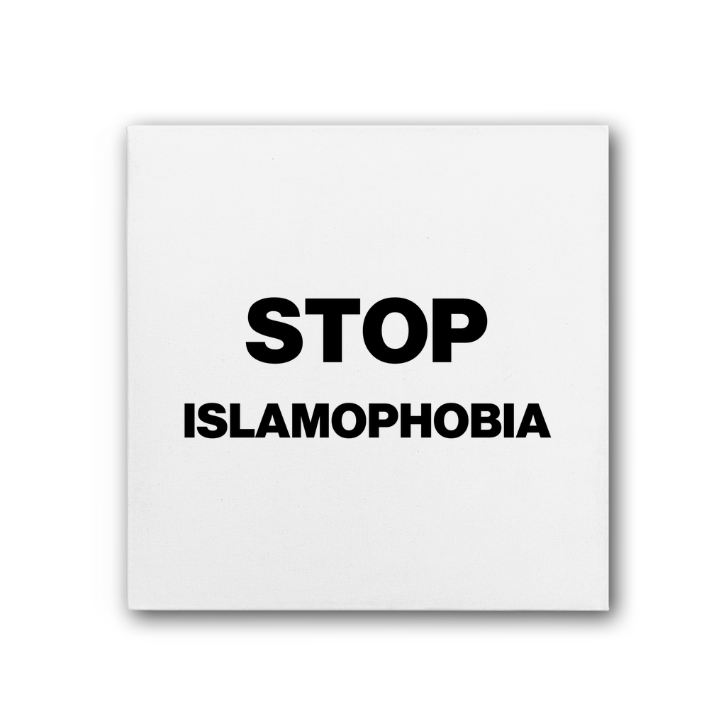 Stop Islamophobia Premium Stretched Canvas