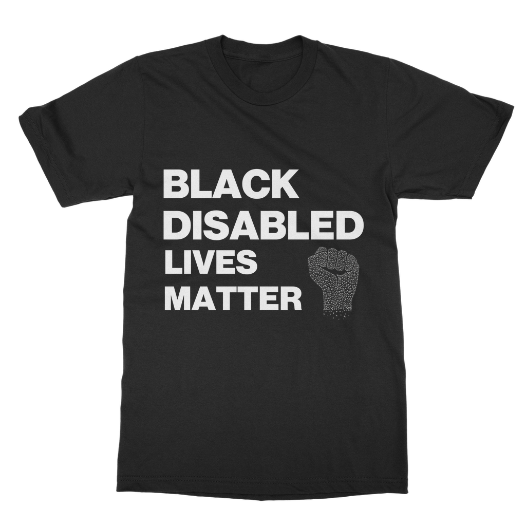 Black Disabled Lives Matter Organic T-Shirt