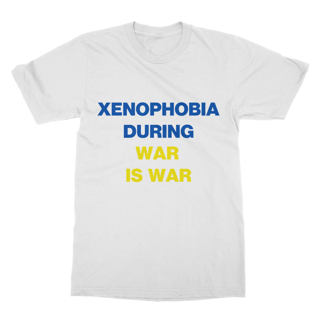 Xenophobia During War Organic T-Shirt