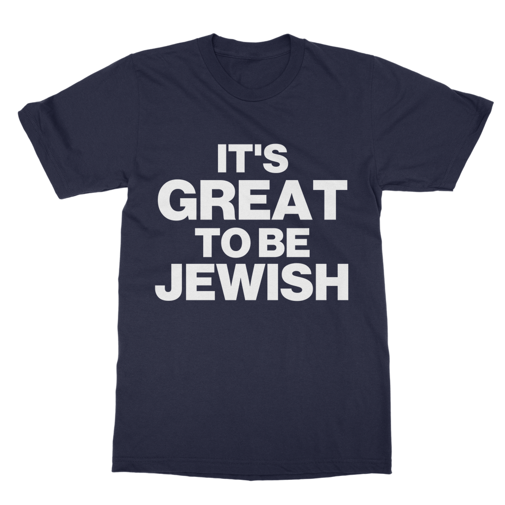 It's Great To Be Jewish Organic T-Shirt