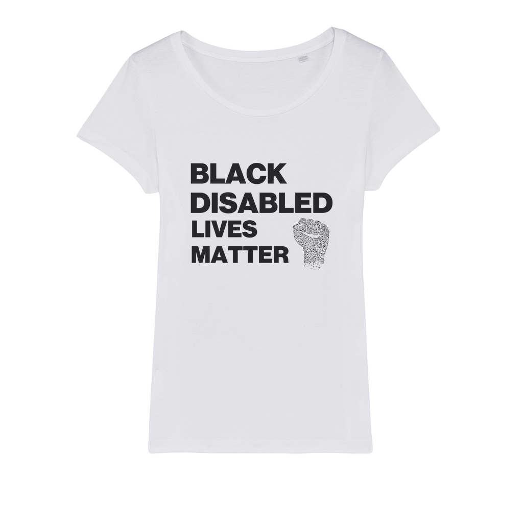 Black Disabled Lives Matter Organic Women's T-Shirt