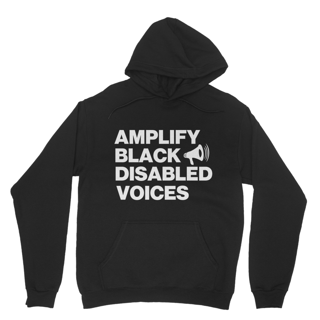 Amplify Black Disabled Voices Organic Hoodie