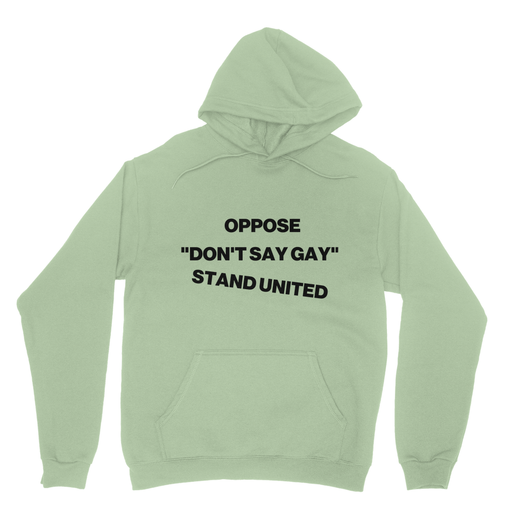 Oppose "Don't Say Gay" Organic Hoodie