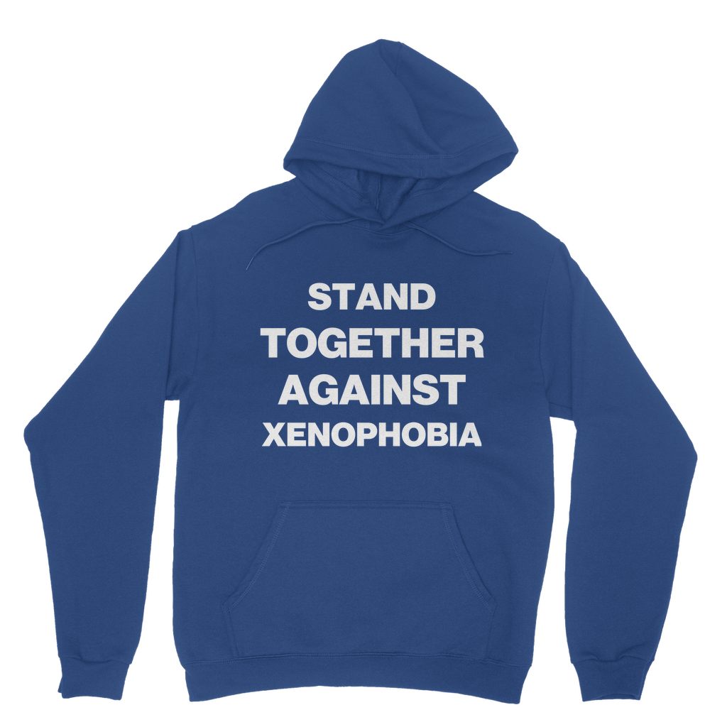 Together Against Xenophobia Organic Hoodie